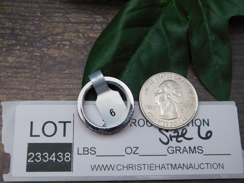 GENUINE STONE RING SIZE 6 - 2