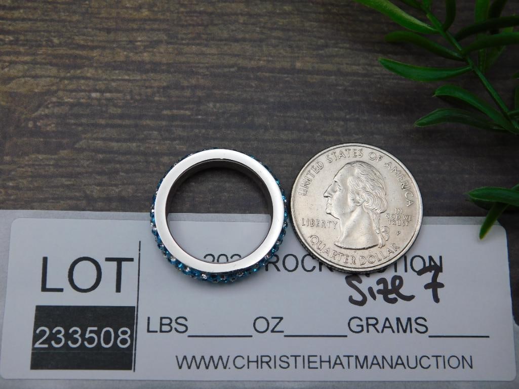 GENUINE STONE RING SIZE 7 - 2