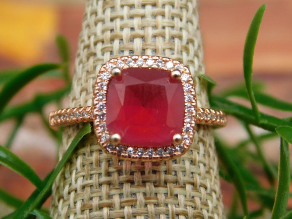 GENUINE STONE RING SIZE 6: GENUINE STONE RING SIZE 6