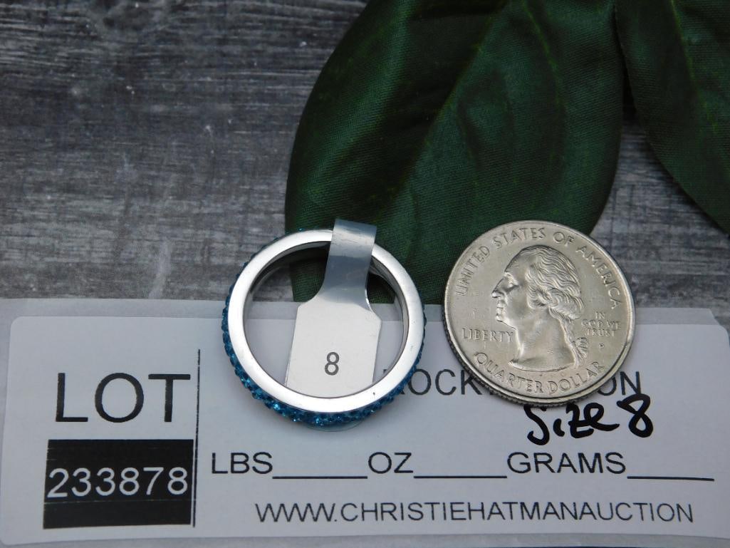 GENUINE STONE RING SIZE 8 - 2