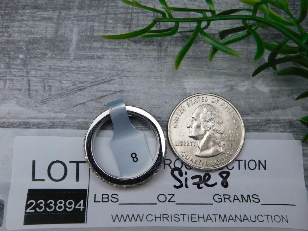 GENUINE STONE RING SIZE 8 - 2