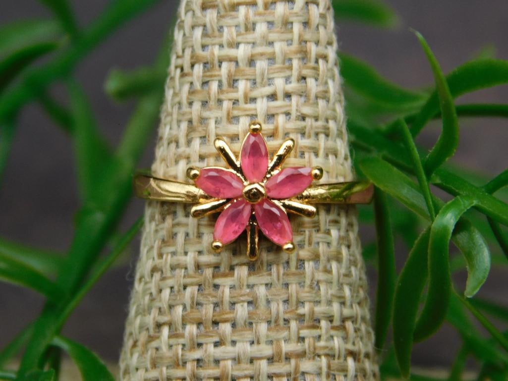 GENUINE STONE RING SIZE 4: GENUINE STONE RING SIZE 4