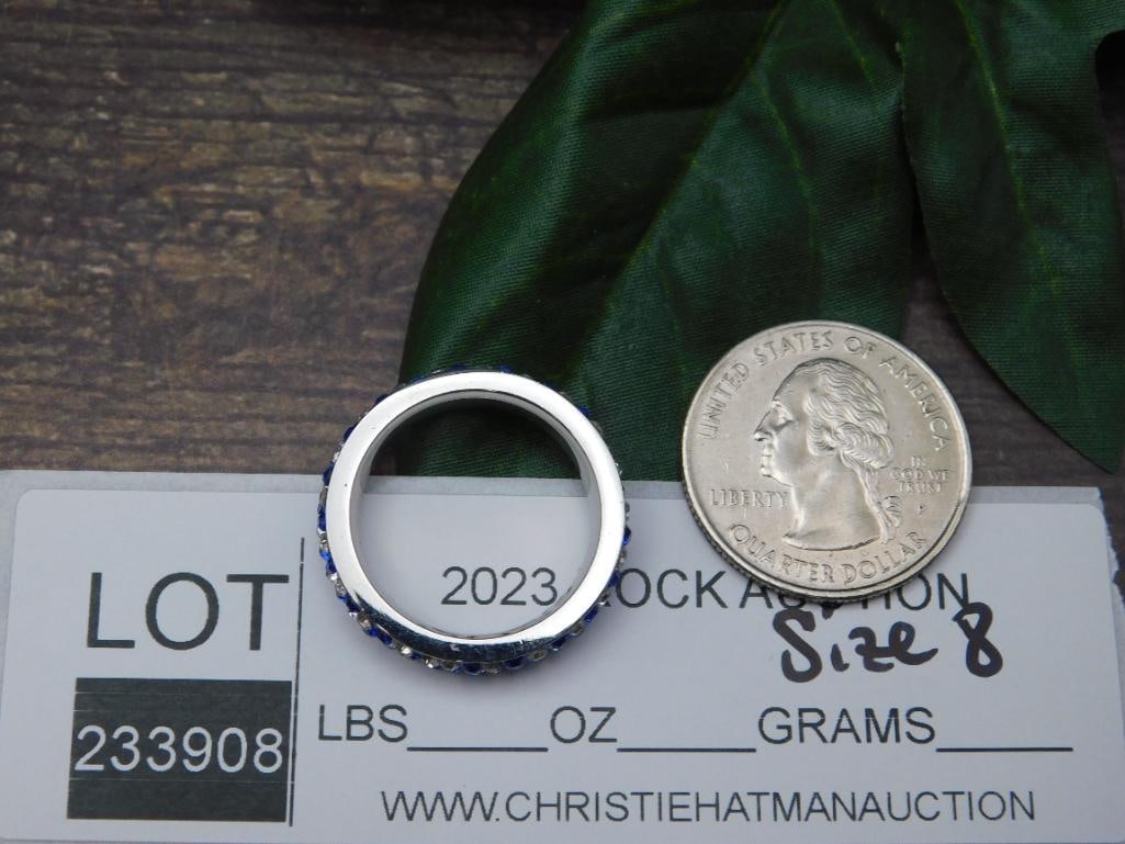 GENUINE STONE RING SIZE 8 - 2