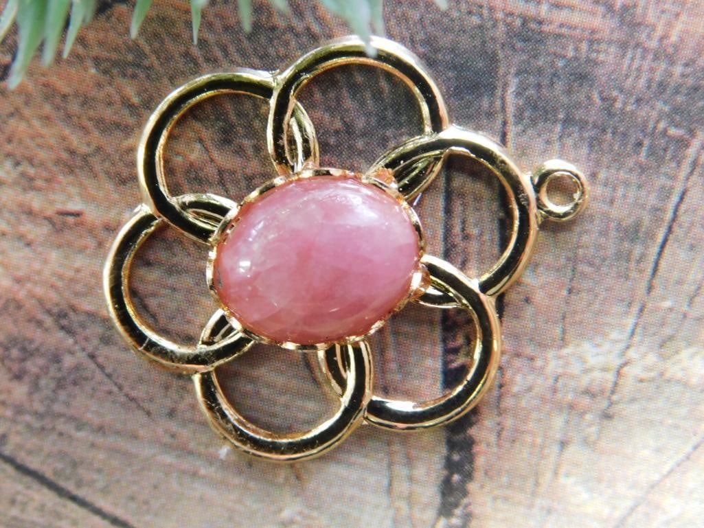 GENUINE STONE PENDANT ROCK STONE LAPIDARY SPECIMEN (1 of 2)