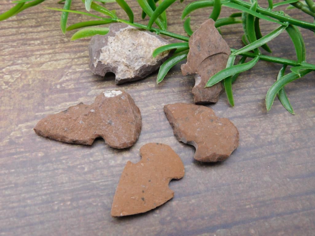 HAND KNAPPED ARTIFACT TOOLS ROCK STONE LAPIDARY SPECIMEN (1 of 2)