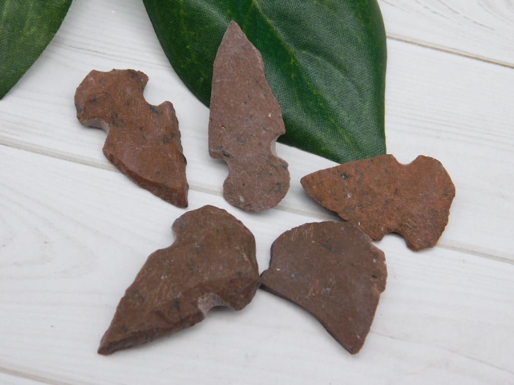 HAND KNAPPED ARTIFACT TOOLS ROCK STONE LAPIDARY SPECIMEN (1 of 2)