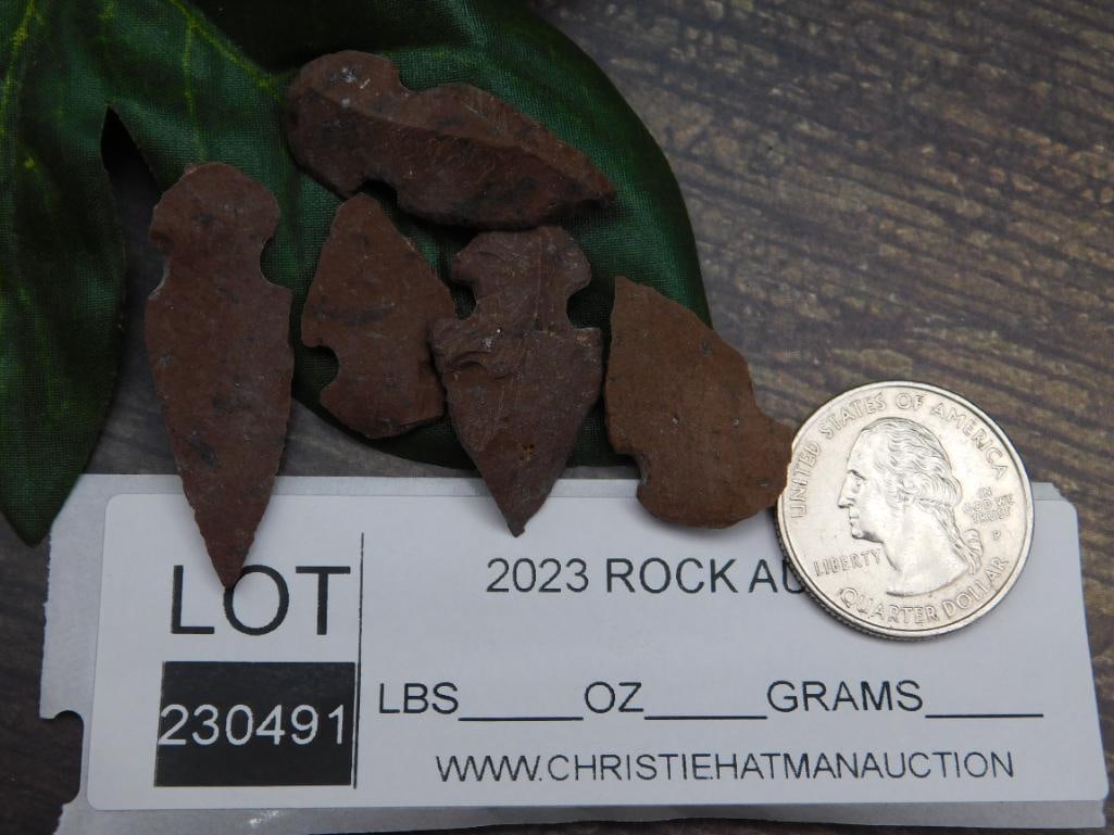 HAND KNAPPED ARTIFACT TOOLS ROCK STONE LAPIDARY SPECIMEN - 2