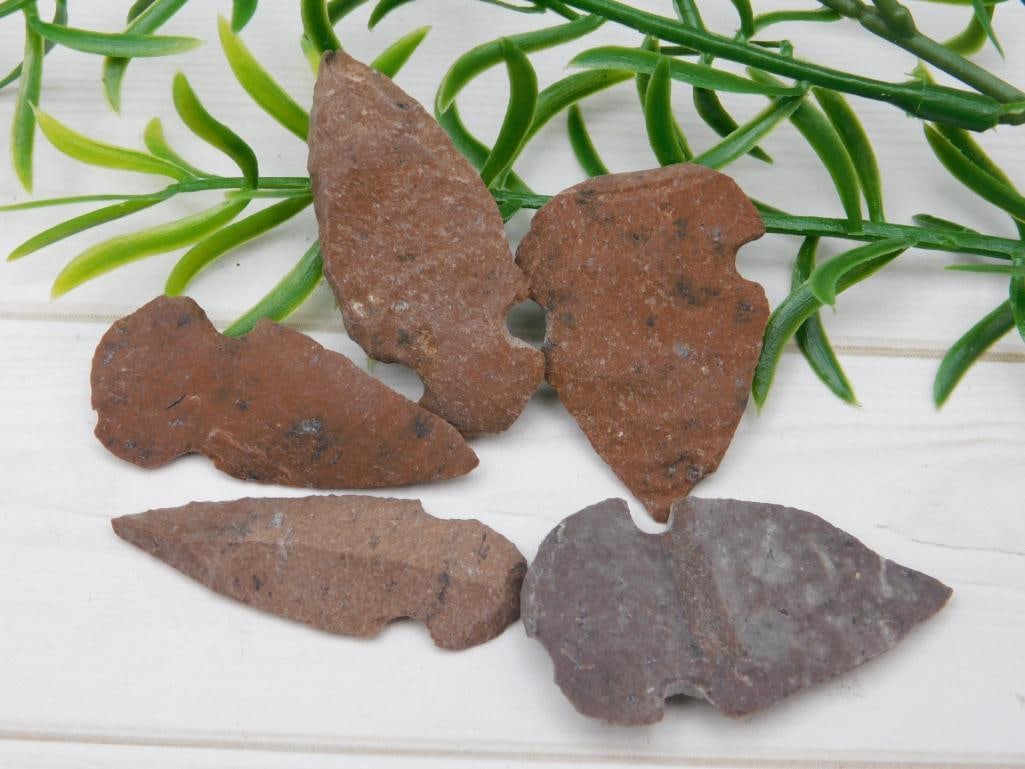 HAND KNAPPED ARTIFACT TOOLS ROCK STONE LAPIDARY SPECIMEN (1 of 2)