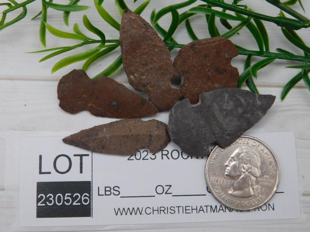 HAND KNAPPED ARTIFACT TOOLS ROCK STONE LAPIDARY SPECIMEN - 2