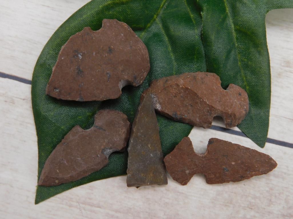 HAND KNAPPED ARTIFACT TOOLS ROCK STONE LAPIDARY SPECIMEN (1 of 2)