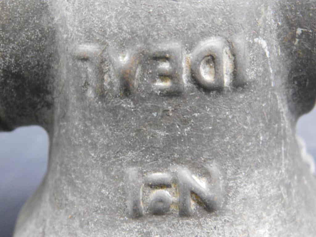 VINTAGE MEAT GRINDER SWEDISH ANTIQUE KITCHEN TOOL - 4