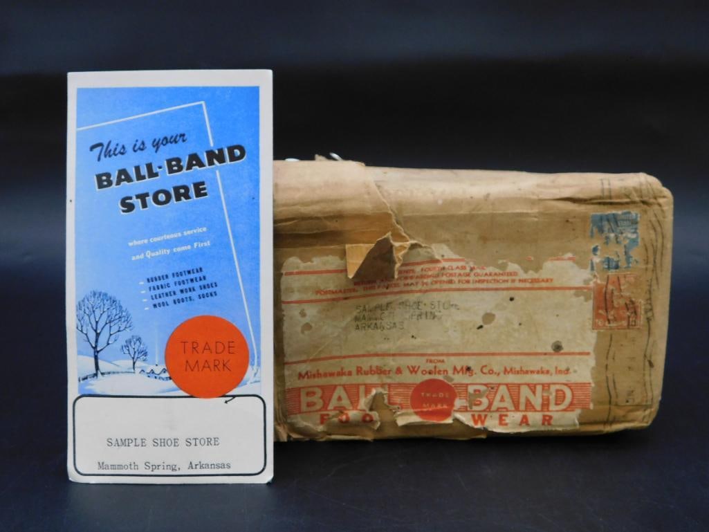 BALL BAND SAMPLE SHOE STORE MAMMOTH SPRING, ARKANSAS ADVERTISING BROCHURES: BALL BAND SAMPLE SHOE STORE MAMMOTH SPRING, ARKANSAS ADVERTISING BROCHURES