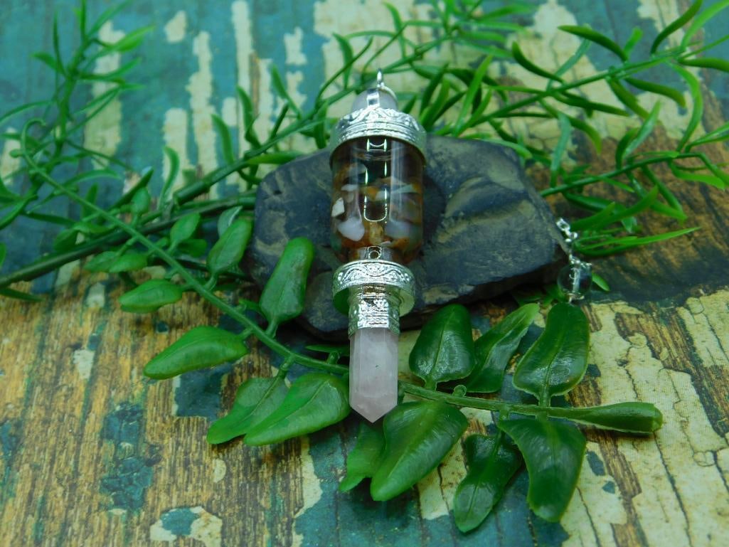 MIXED STONE PENDULUM ROCK STONE LAPIDARY SPECIMEN: MIXED STONE PENDULUM ROCK STONE LAPIDARY SPECIMEN