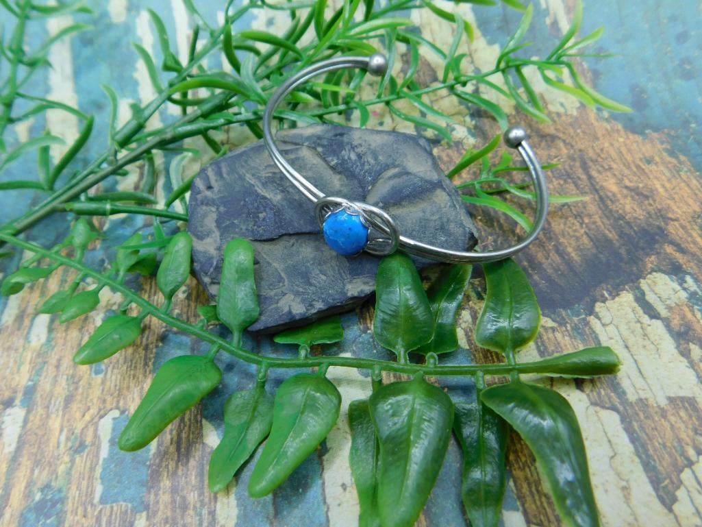 TURQUOISE BRACELET ROCK STONE LAPIDARY SPECIMEN: TURQUOISE BRACELET ROCK STONE LAPIDARY SPECIMEN