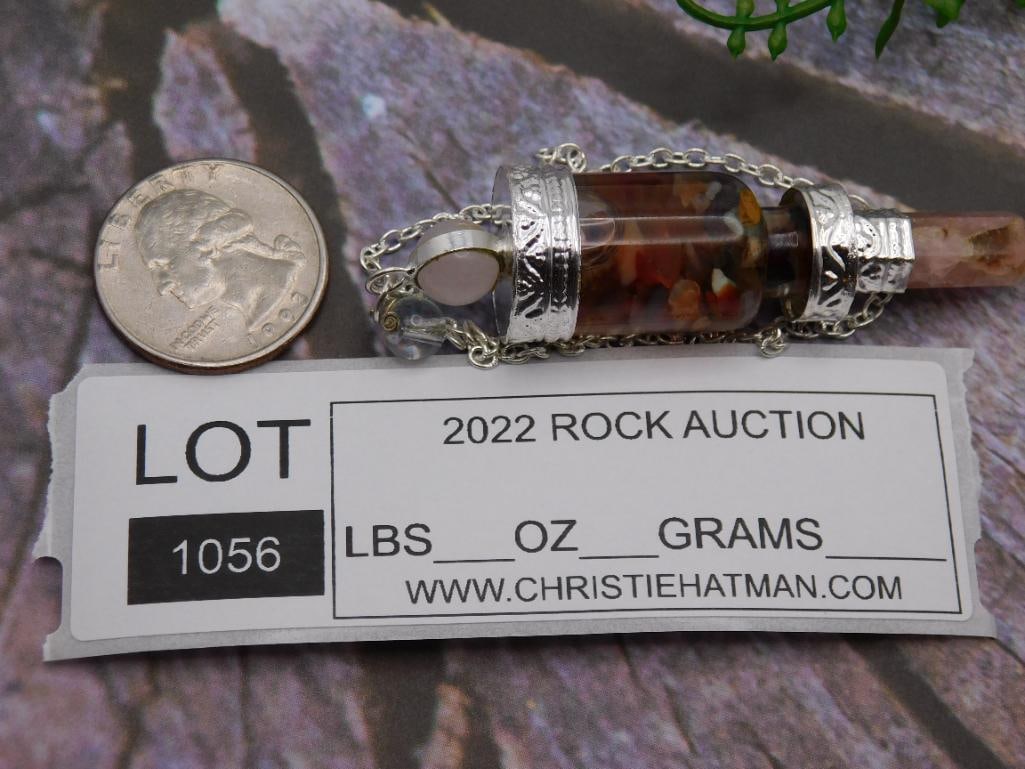 MIXED STONE PENDULUM ROCK STONE LAPIDARY SPECIMEN - 2