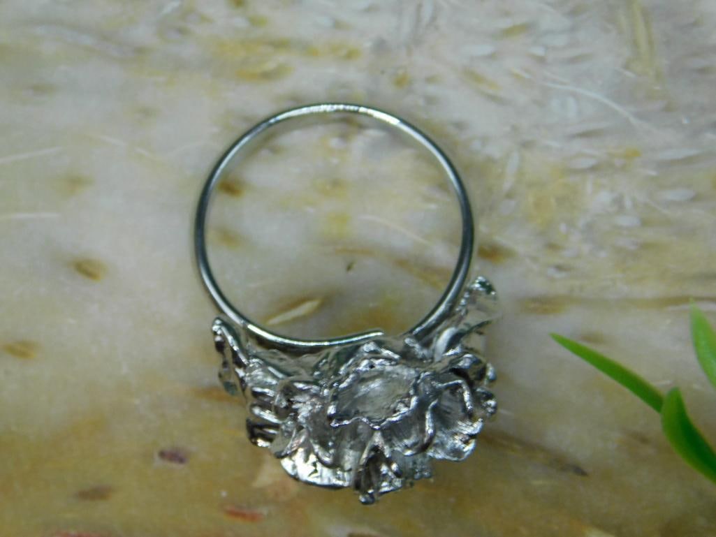 FLOWER RING ROCK STONE LAPIDARY SPECIMEN - 3