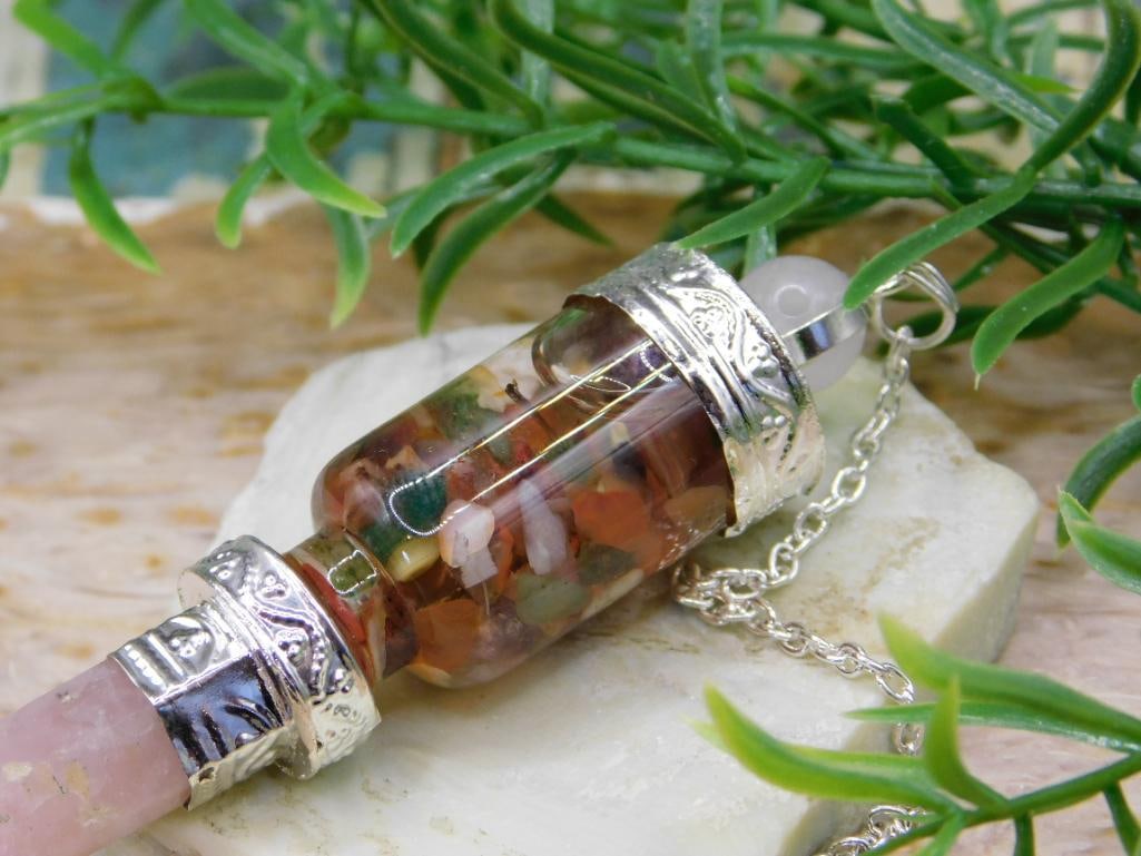 MIXED STONE PENDULUM ROCK STONE LAPIDARY SPECIMEN - 2