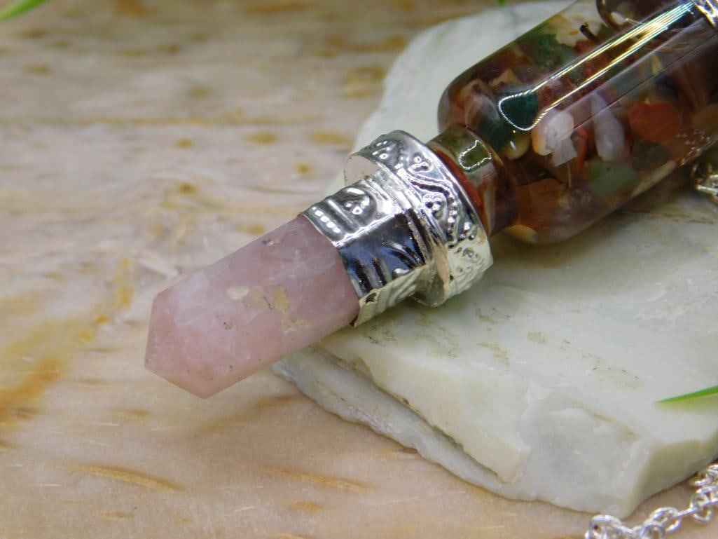 MIXED STONE PENDULUM ROCK STONE LAPIDARY SPECIMEN - 3