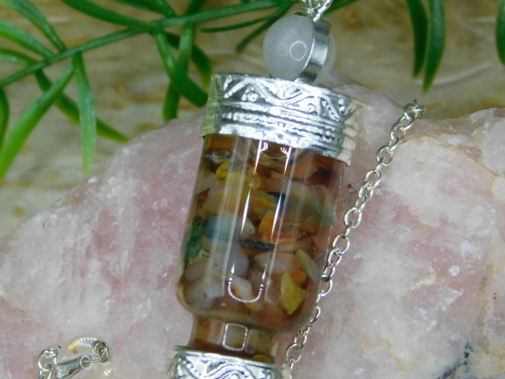 MIXED STONE PENDULUM ROCK STONE LAPIDARY SPECIMEN - 2