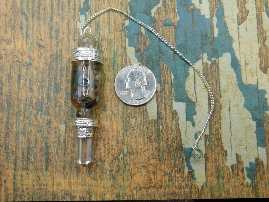 MIXED STONE PENDULUM ROCK STONE LAPIDARY SPECIMEN - 3