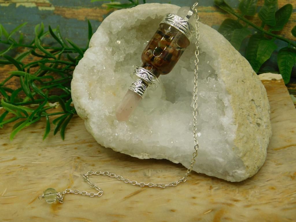 MIXED STONE PENDULUM ROCK STONE LAPIDARY SPECIMEN: MIXED STONE PENDULUM ROCK STONE LAPIDARY SPECIMEN