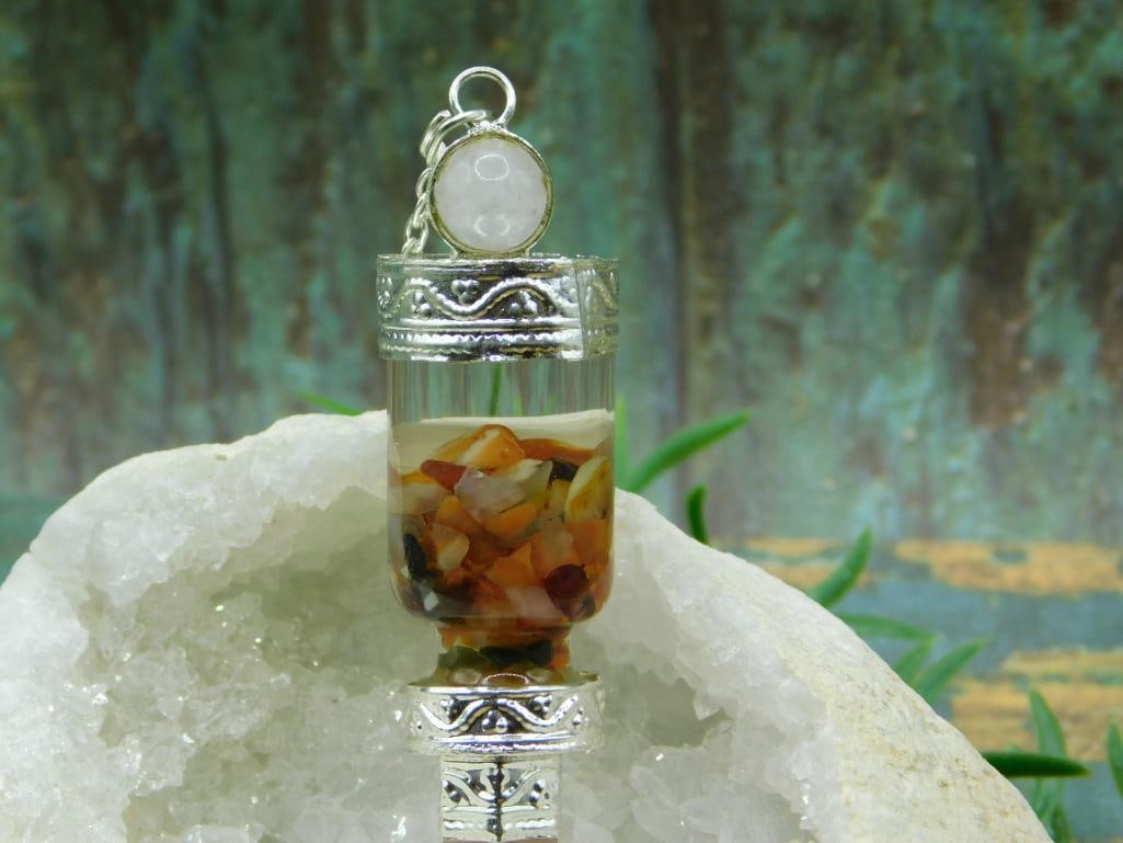 MIXED STONE PENDULUM ROCK STONE LAPIDARY SPECIMEN - 2