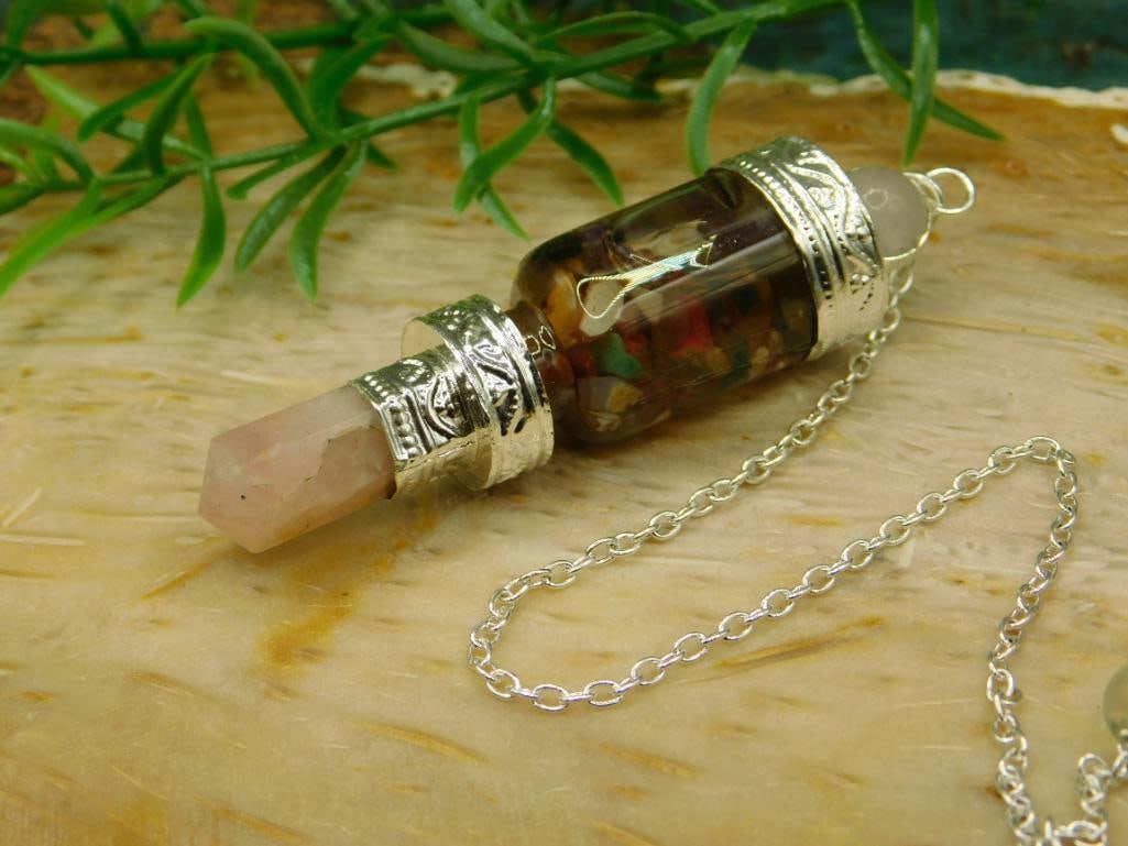 MIXED STONE PENDULUM ROCK STONE LAPIDARY SPECIMEN - 2