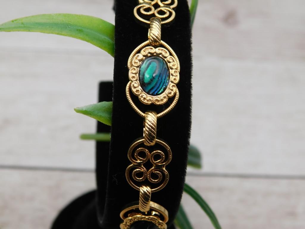 ABALONE STONE BRACELET ROCK STONE LAPIDARY SPECIMEN: ABALONE STONE BRACELET ROCK STONE LAPIDARY SPECIMEN