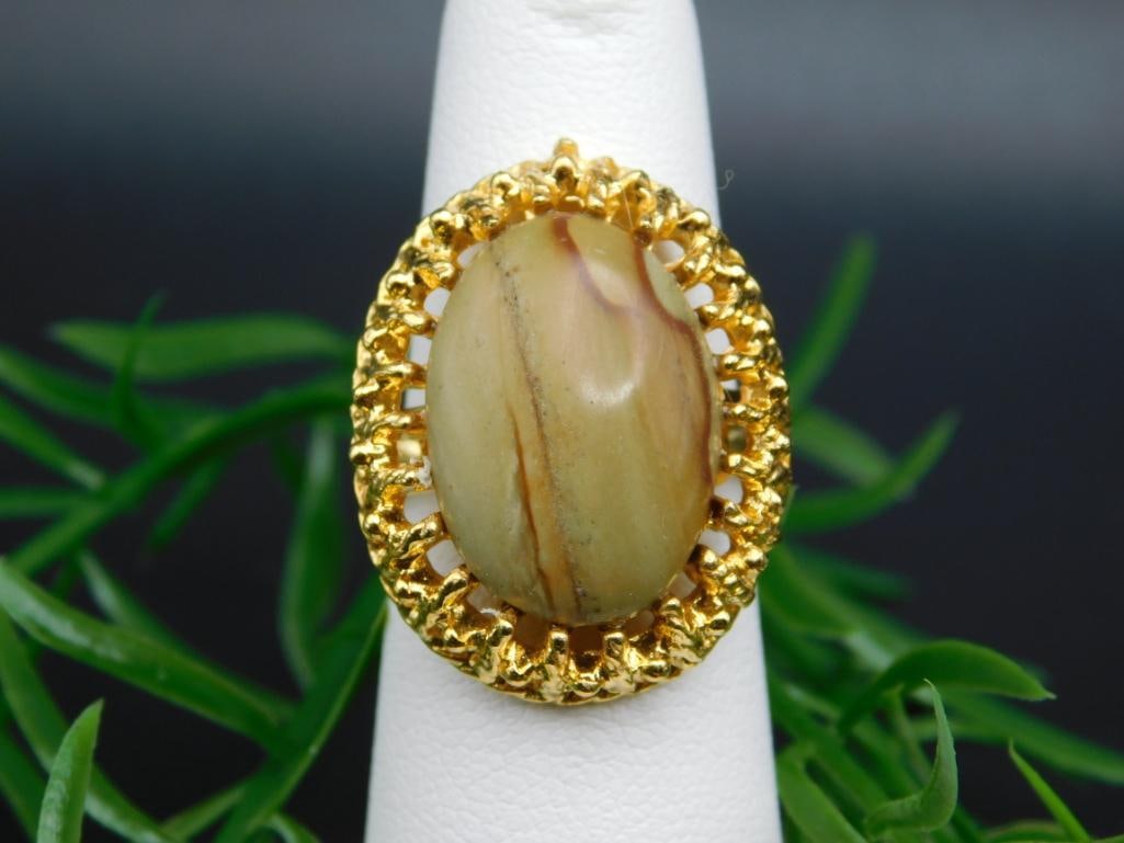 JASPER RING ROCK STONE LAPIDARY SPECIMEN: JASPER RING ROCK STONE LAPIDARY SPECIMEN