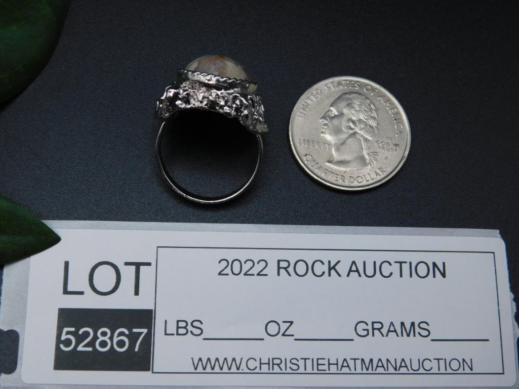 CRAZY LACE RING ROCK STONE LAPIDARY SPECIMEN - 2