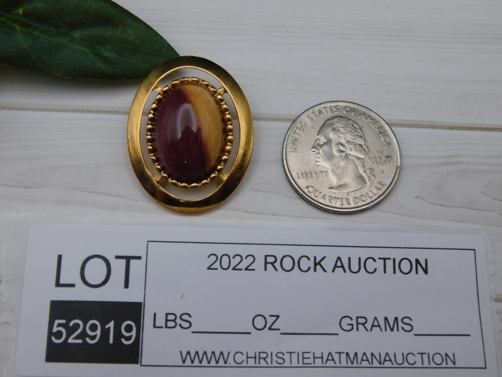 MOOKAITE RING ROCK STONE LAPIDARY SPECIMEN - 2