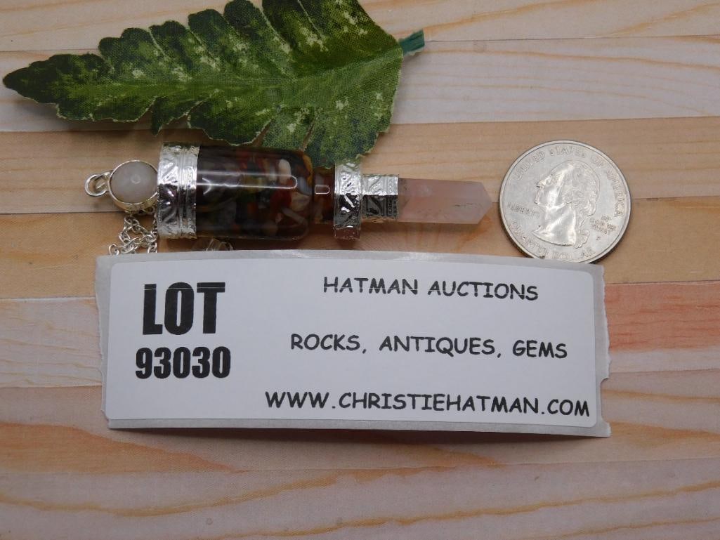 MIXED STONE PENDULUM ROCK STONE LAPIDARY SPECIMEN - 2