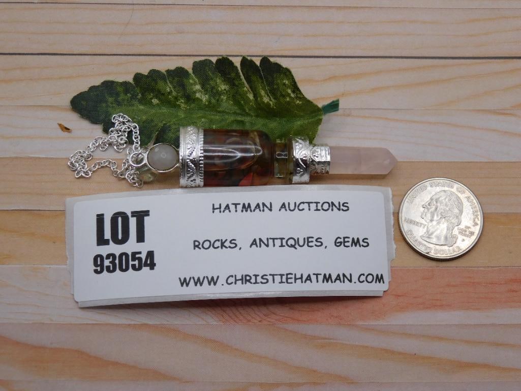 MIXED STONE PENDULUM ROCK STONE LAPIDARY SPECIMEN - 2