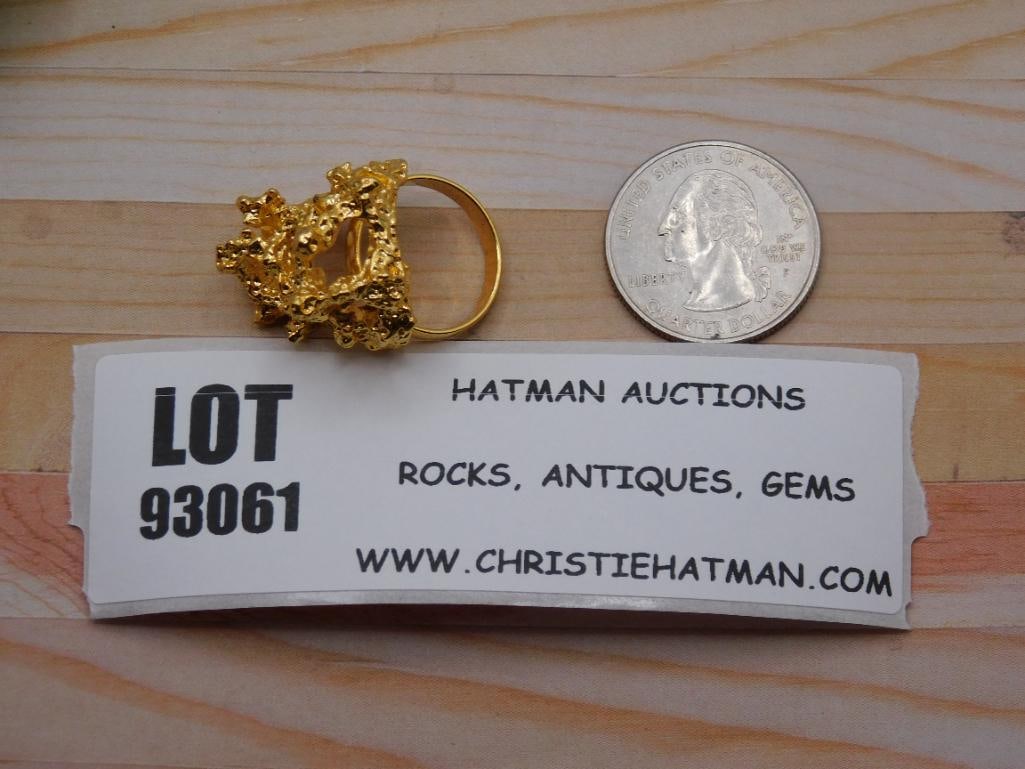 RING ROCK STONE LAPIDARY SPECIMEN - 2