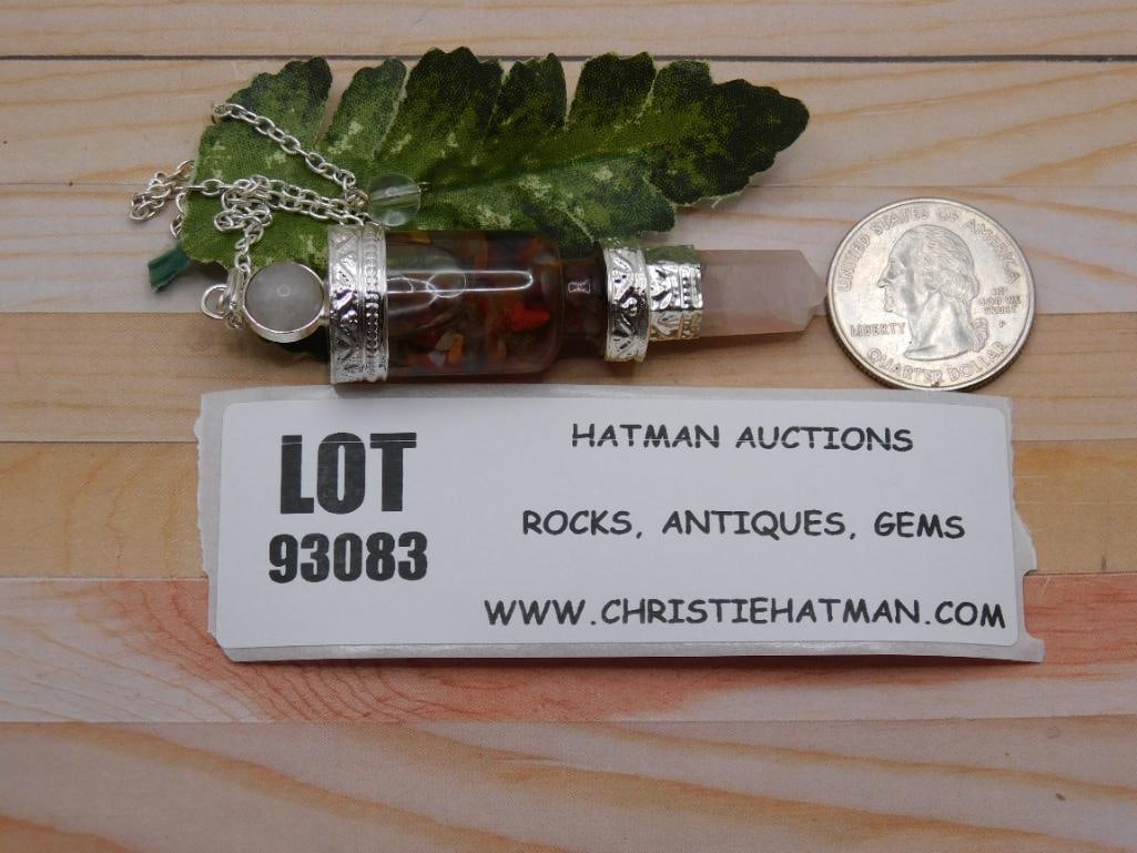 MIXED STONE PENDULUM ROCK STONE LAPIDARY SPECIMEN - 2