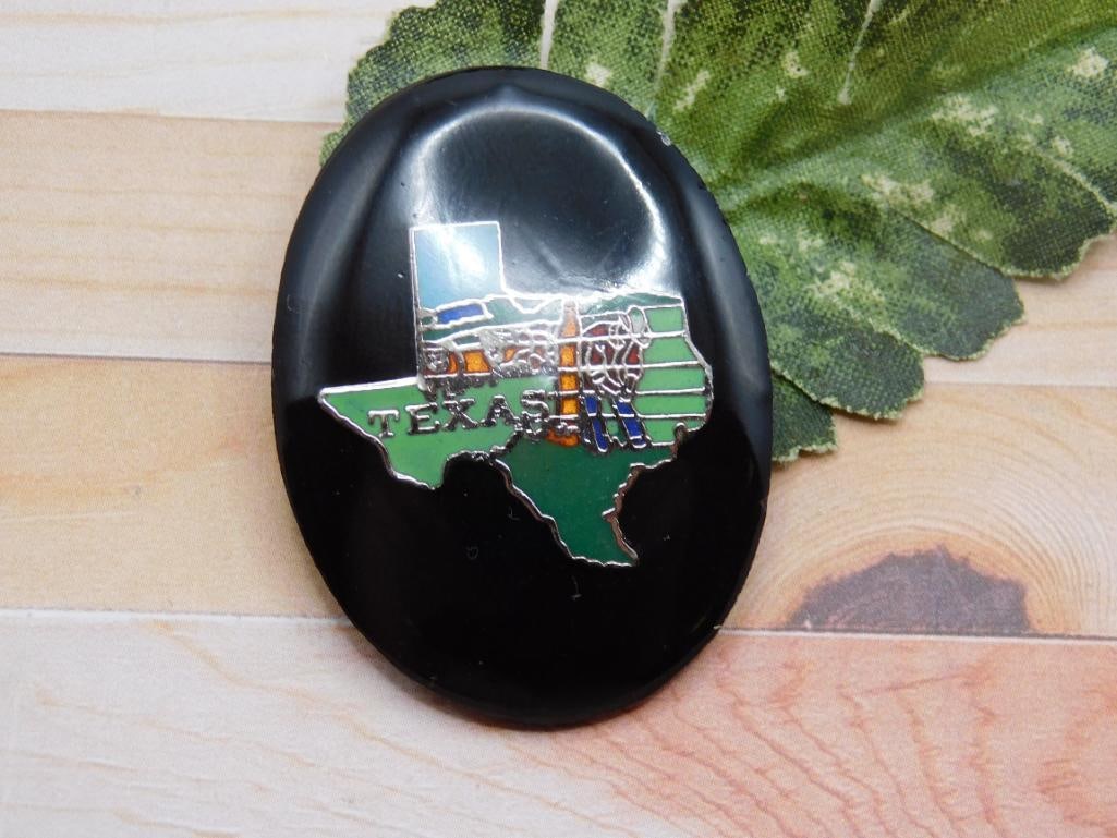 TEXAS CABOCHON ROCK STONE LAPIDARY SPECIMEN: TEXAS CABOCHON ROCK STONE LAPIDARY SPECIMEN