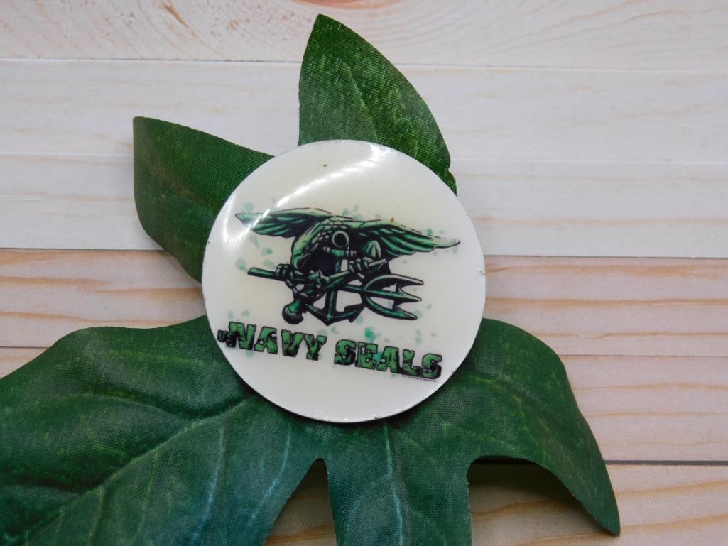 NAVY SEAL CABOCHON ROCK STONE LAPIDARY SPECIMEN: NAVY SEAL CABOCHON ROCK STONE LAPIDARY SPECIMEN