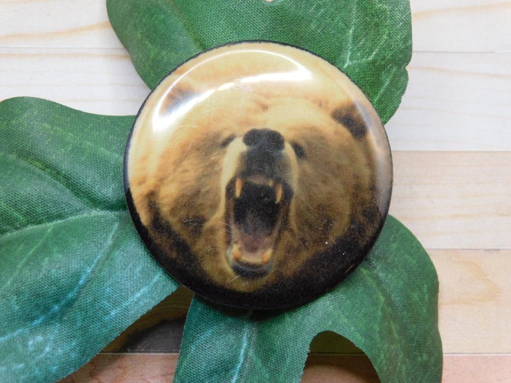 BEAR CABOCHON ROCK STONE LAPIDARY SPECIMEN: BEAR CABOCHON ROCK STONE LAPIDARY SPECIMEN