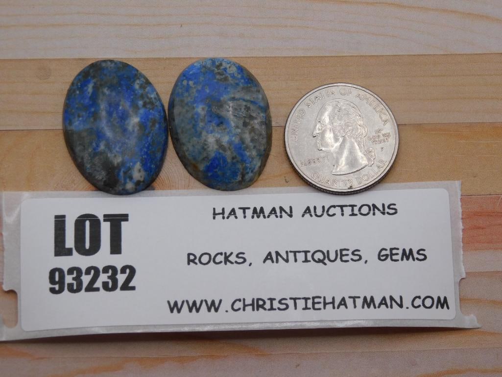 LAPIS CABOCHONS ROCK STONE LAPIDARY SPECIMEN - 2