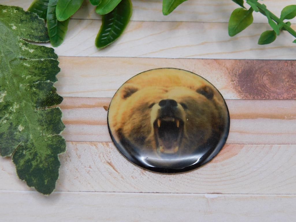 BEAR CABOCHON ROCK STONE LAPIDARY SPECIMEN: BEAR CABOCHON ROCK STONE LAPIDARY SPECIMEN