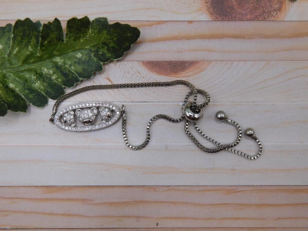 GENUINE STONE ADJUSTABLE BRACELET ROCK STONE LAPIDARY SPECIMEN: GENUINE STONE ADJUSTABLE BRACELET ROCK STONE LAPIDARY SPECIMEN