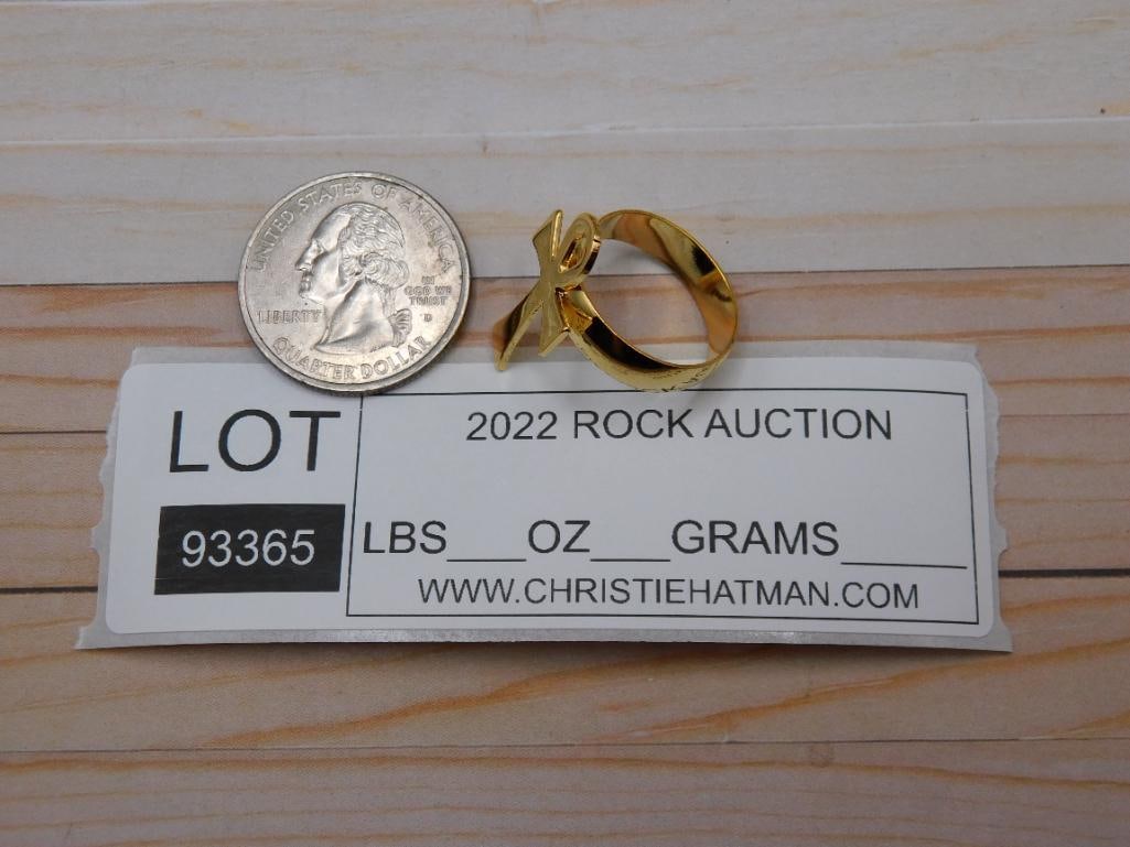 ANKH RING ROCK STONE LAPIDARY SPECIMEN - 4