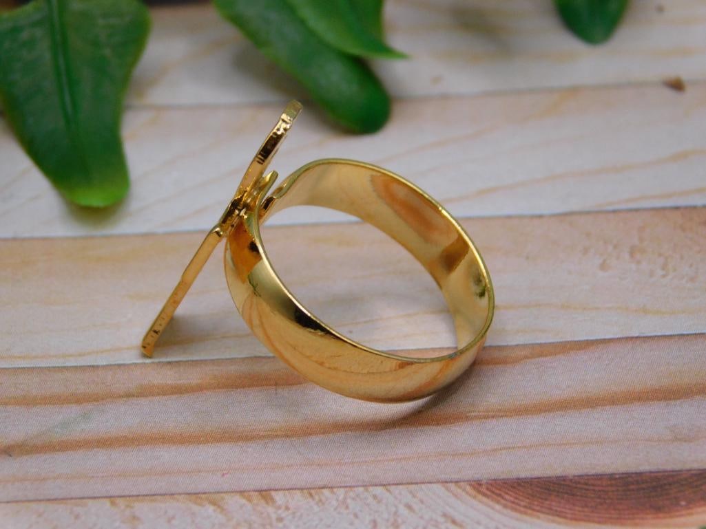 ANKH RING ROCK STONE LAPIDARY SPECIMEN - 2