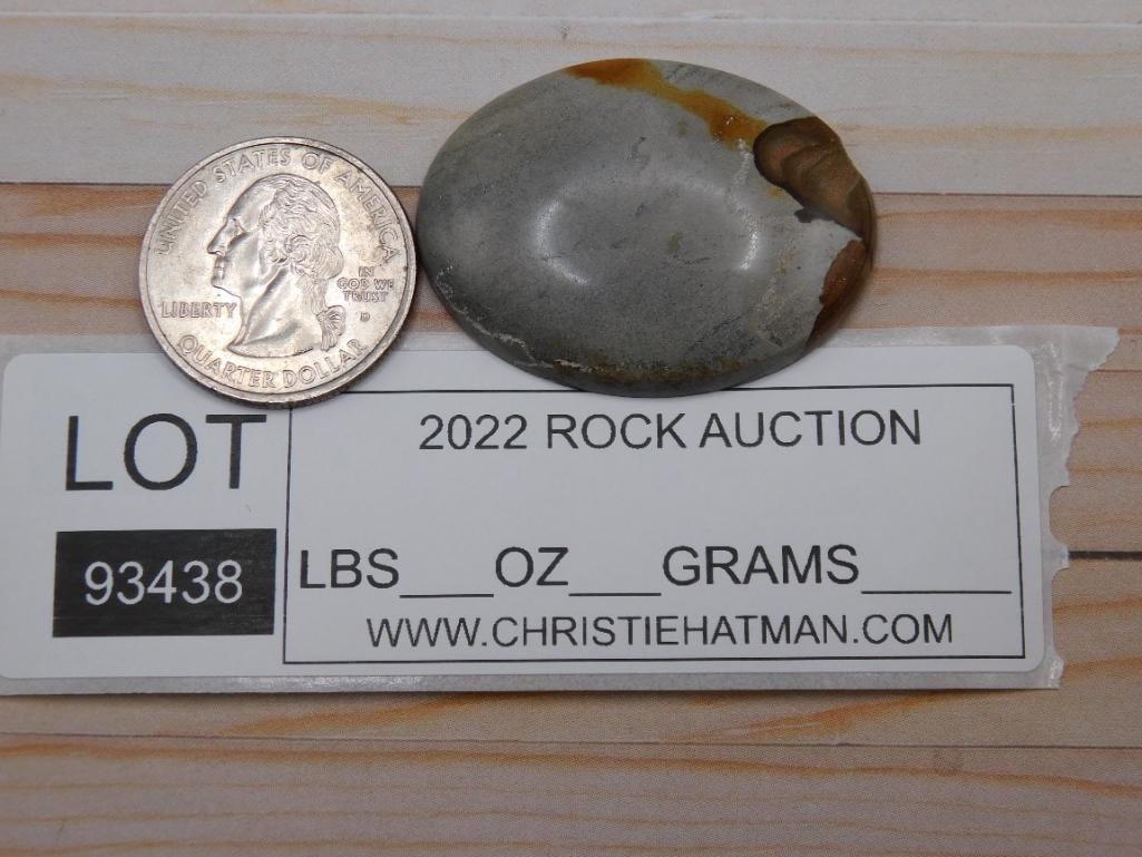 JASPER CABOCHON ROCK STONE LAPIDARY SPECIMEN - 2