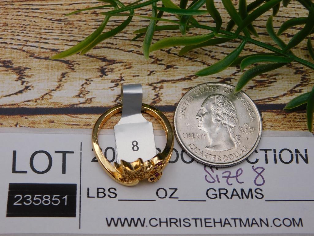 STONE RING ROCK STONE LAPIDARY SPECIMEN - 2