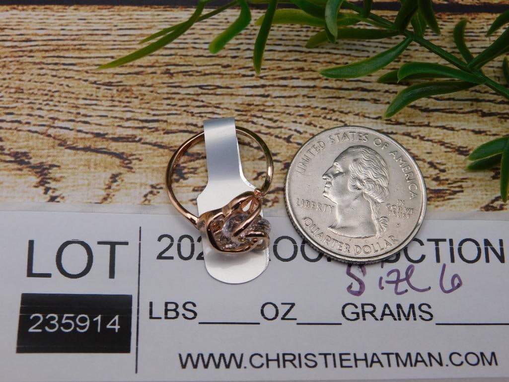 STONE RING ROCK STONE LAPIDARY SPECIMEN - 2