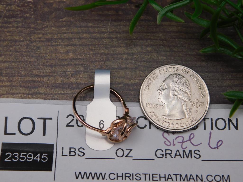 STONE RING ROCK STONE LAPIDARY SPECIMEN - 2