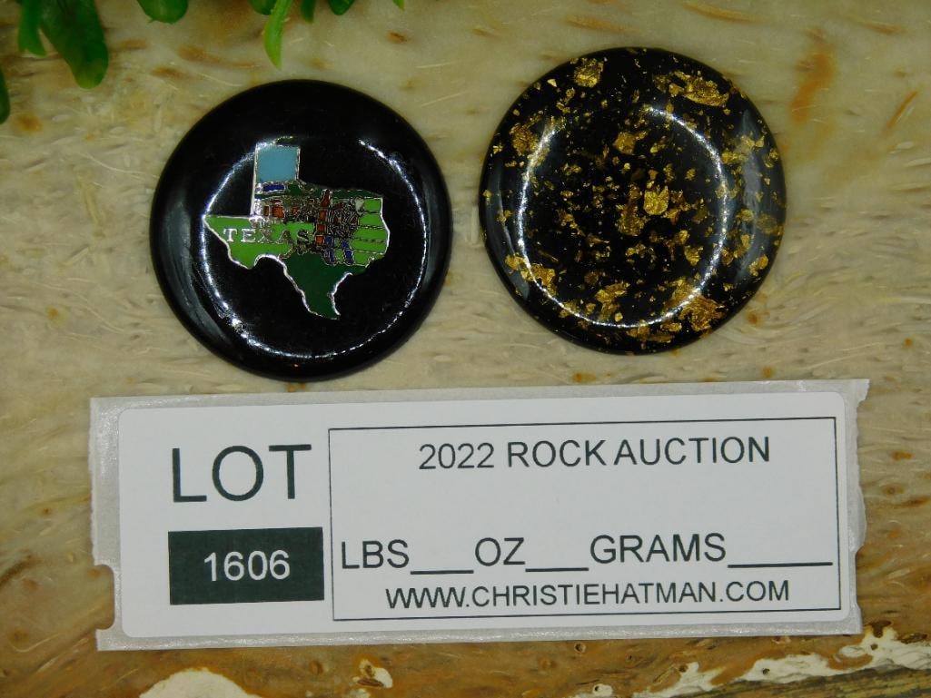 CABOCHONS ROCK STONE LAPIDARY SPECIMEN - 4