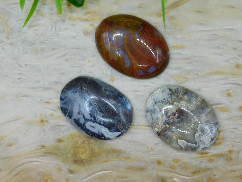 CABOCHONS ROCK STONE LAPIDARY SPECIMEN - 2