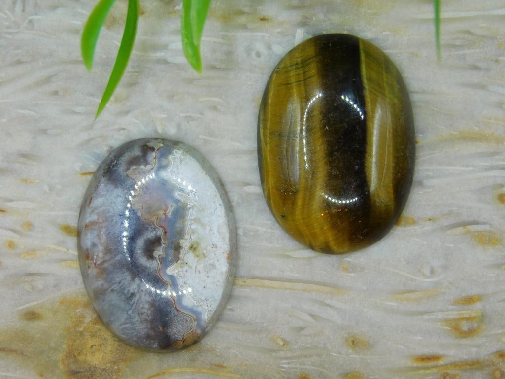 CABOCHONS ROCK STONE LAPIDARY SPECIMEN - 3